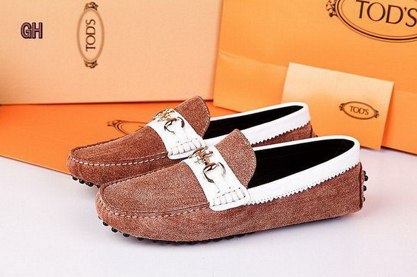 Tods Soft Leather Men Shoes--007